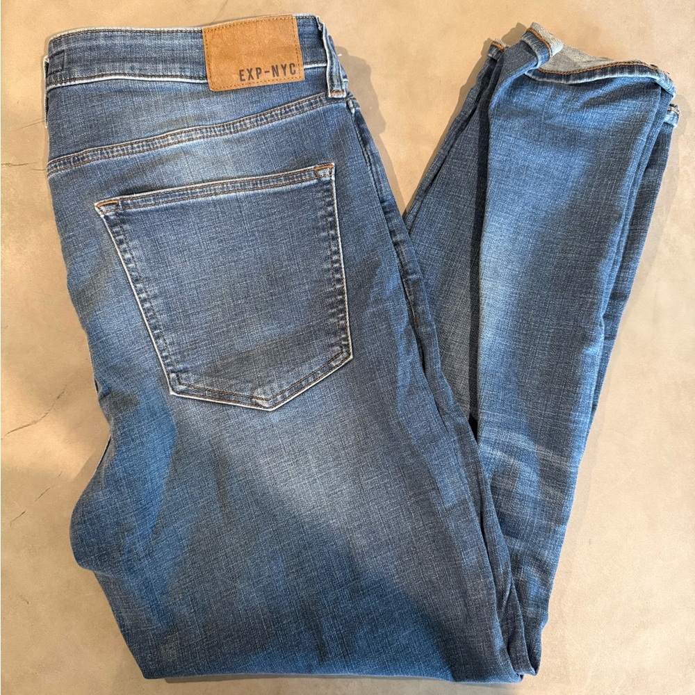 Express Slim Fit Light Blue Jeans